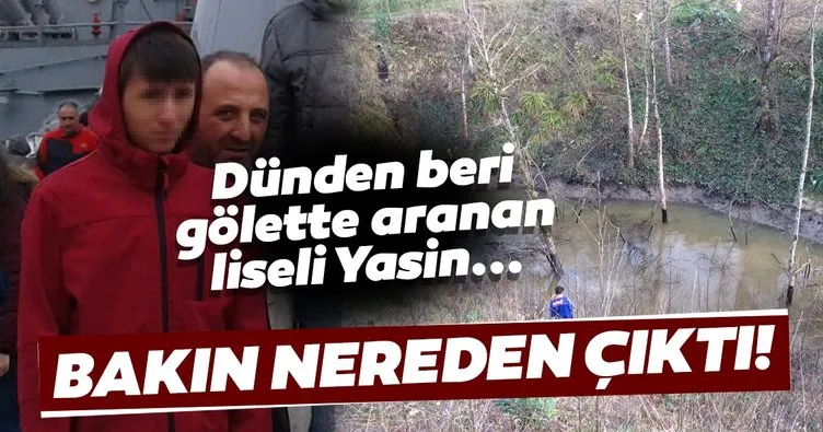 Trabzon’dan son dakika haberi! Gölette aranan kayıp genç bakın nereden çıktı!