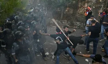 Ermeni asıllı grup Beyrut’ta taşkınlık çıkardı! Lübnan güvenlik güçlerine saldırı