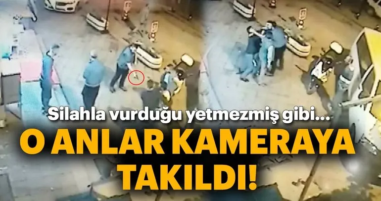İstanbul Kartalda önce silahla vurdu, sonra da araya girenlere tokat attı