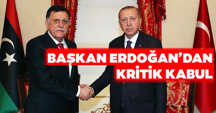 BaşkanErdoğan, Fayez Al Sarraj'ı kabul etti