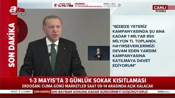 Son dakika! Başkan Erdoğan Biz Bize Yeteriz Türkiyem kampanyasında toplanan meblağı açıkladı | Video