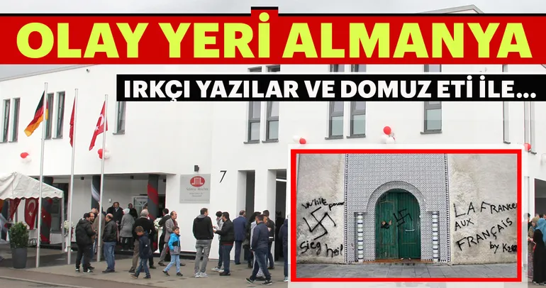 Almanya’da camiye domuzlu saldırı