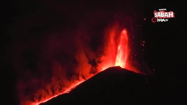 İtalya'daki Etna Yanardağı yeniden faaliyete geçti | Video