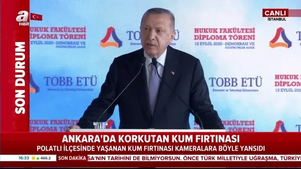 Cumhurbaşkanı Erdoğan'dan TOBB ETÜ Mezuniyet Töreni'nde önemli açıklamalar | Video