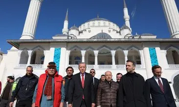 Başkan Erdoğan Barbaros Hayrettin Paşa Camisi’nde incelemelerde bulundu