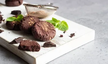 3 malzemeli kakaolu kurabiye: yemeye doyamayacaksınız