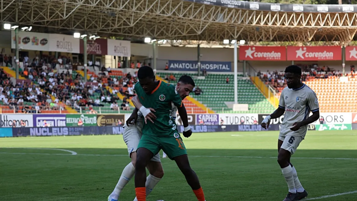 Alanyaspor – Erzurumspor FK maçında kazanan yok!