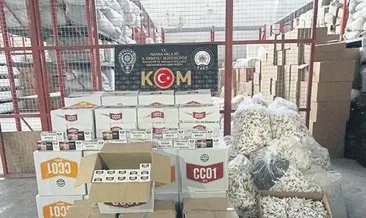 Adana’da kaçak ürün operasyonu