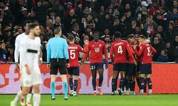 UEFA ŞAMPİYONLAR LİGİ: Lille, evinde 3 golle güldü!