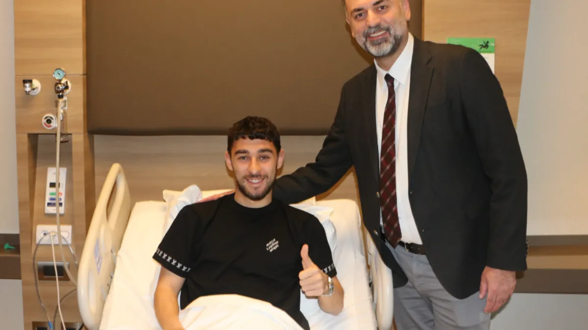 Beşiktaşlı futbolcu Kartal Kayra Yılmaz ameliyat edildi