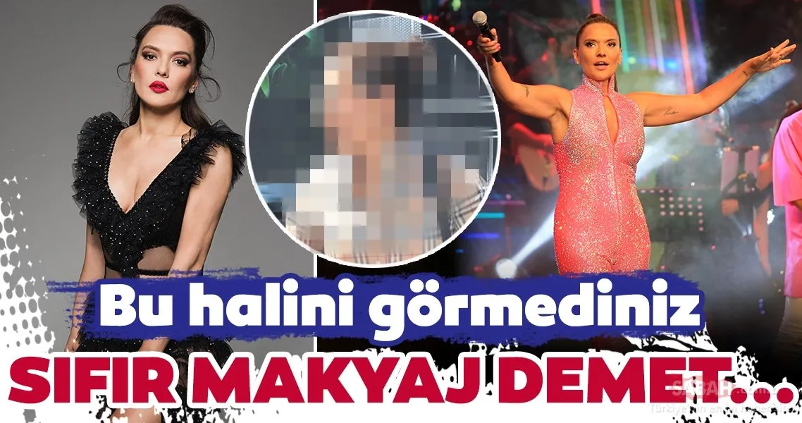 Demet Akalın makyajsız yakalandı! İşte Demet Akalın�ın o görüntüsü
