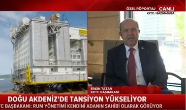 KKTC Başbakanı Ersin Tatar A Haber’de önemli açıklamalar! Doğu Akdeniz’de büyük oyun peşindeler, haklarımızı savunmalıyız