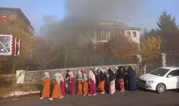 Kız Kur’an kursunda yangın: 6 öğrenci dumandan etkilendi