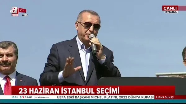 Başkan Erdoğan Sultangazi'de halka hitap etti