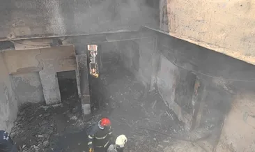 Şanlıurfa’da motosiklet deposunda yangın