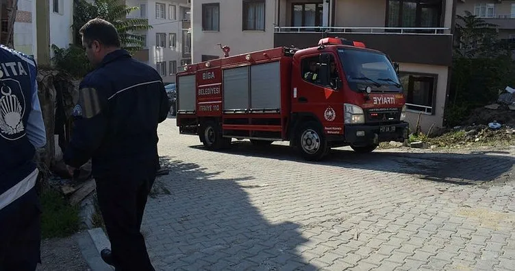 Biga�da metruk ev yangını Marmara Haberleri