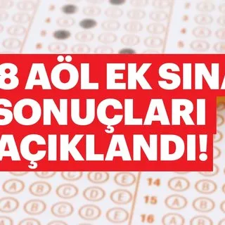 AÖL ek sınav sonuçları açıklandı! 2018 MEB AÖL Açık lise ek sınav sonucu sorgulama sayfası