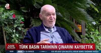 Türk basın tarihinin çınarı Hıncal Uluç’u kaybettik! Usta gazeteci 83 yaşındaydı... | Video