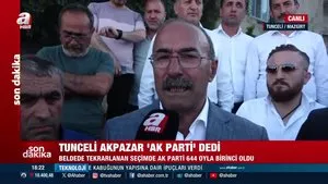 Son dakika: Tunceli Akpazar’da yenilenen seçimi AK Parti kazandı