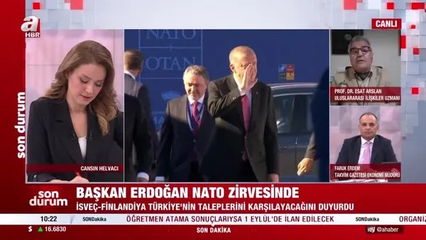 Başkan Erdoğan NATO zirvesinde | Video