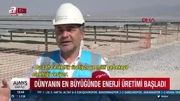 Konya Karapınar dünyanın en büyüğü olan Karapınar Güneş Enerjisi Santrali'nde enerji üretimi başladı | Video
