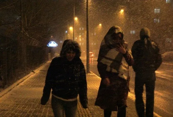 Erzurum’a nisan karı