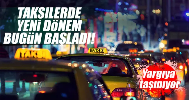 Taksilerde indi-bindi uygulaması başladı