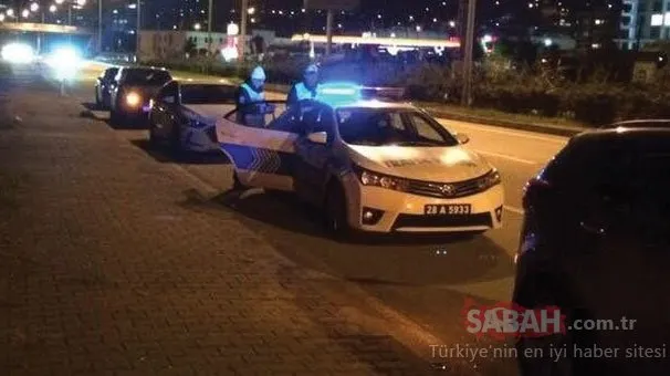 ’Dur’ ihtarına uymayan araç polislere çarptı