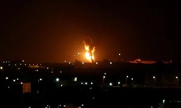 İşgalci İsrail savaş uçakları Gazze’yi vurdu