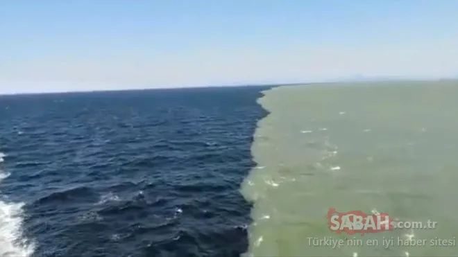 İki denizin karışmadığı yer! Gizem ortaya çıktı...
