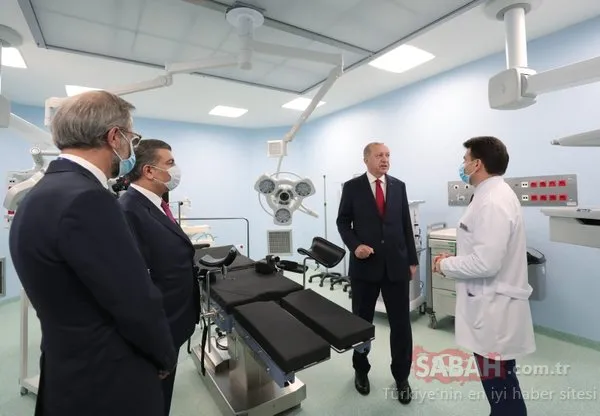Başkan Erdoğan tek tek inceledi! Sancaktepe'deki Prof. Dr. Feriha Öz Acil Durum Hastanesi açıldı