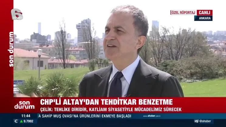 Ömer Çelik, Engin Altay'ın sözlerini A Haber'de değerlendirdi