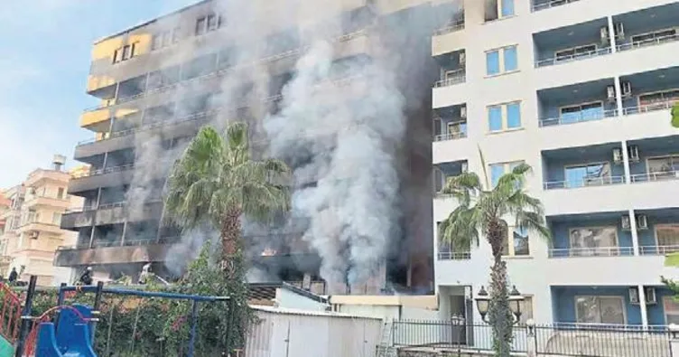 Korkutan otel yangını