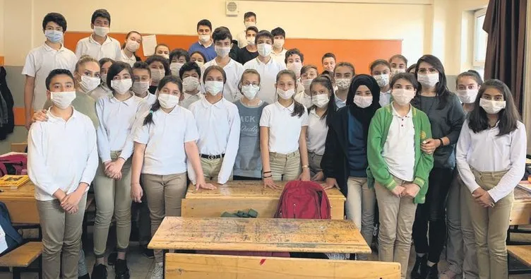 Lösemili Murat’a okul arkadaşlarından ‘maskeli’ destek