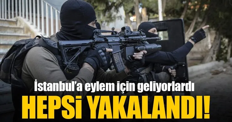 İstanbul’da eylem planlayan 5 DEAŞ’lı yakalandı