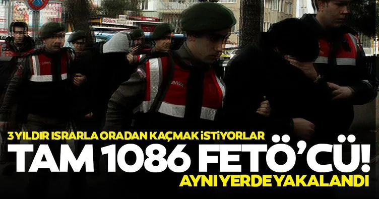 Edirne sınır hattında 3,5 yılda 1086 FETÖ’cü yakalandı