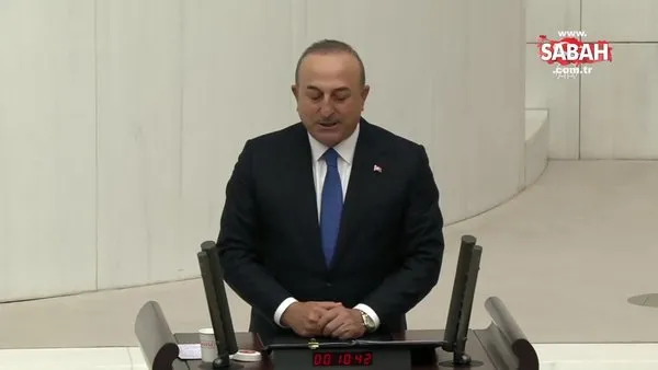 SON DAKİKA | Dışişleri Bakanı Çavuşoğlu'ndan TBMM'de önemli açıklamalar | Video