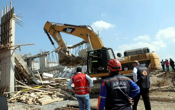 İnşaatta göçük meydana geldi: 2 ölü, 5 yaralı