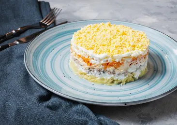 Mimoza salatası: Hem şık hem leziz