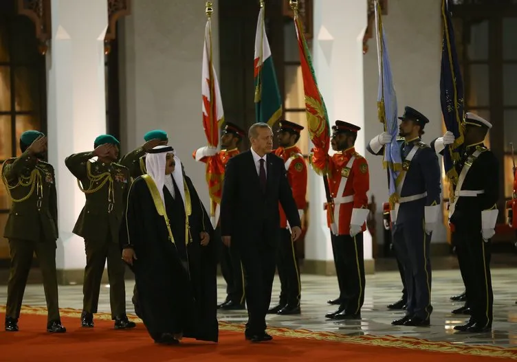 Cumhurbaşkanı Erdoğan Bahreyn’e geldi
