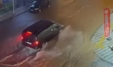 Fethiye’de şiddetli yağış! Sokaklar nehre döndü #mugla