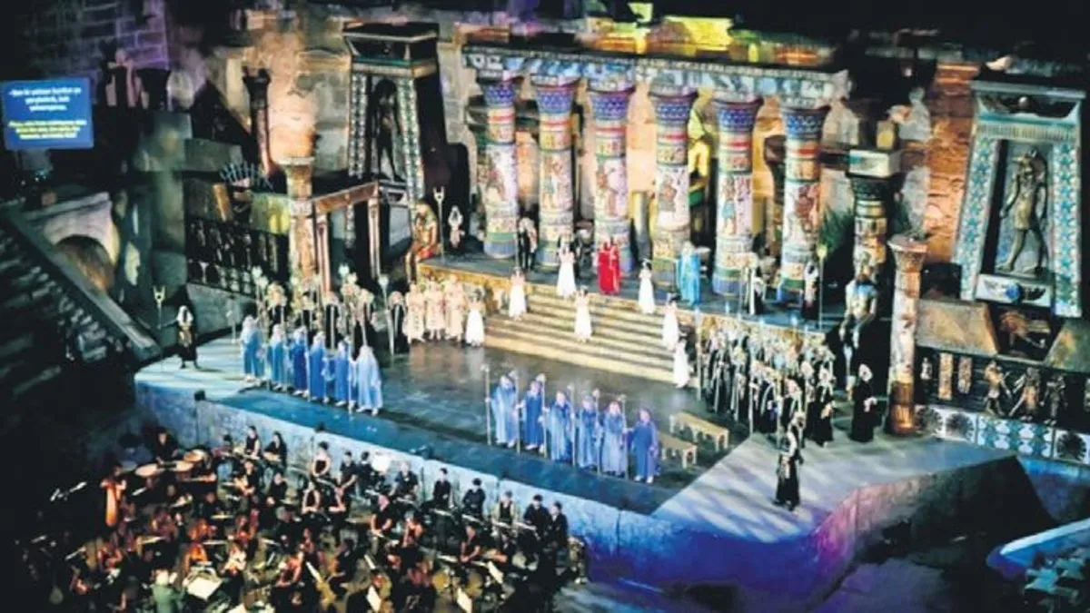 Aspendos’ta Aida operasına büyük ilgi