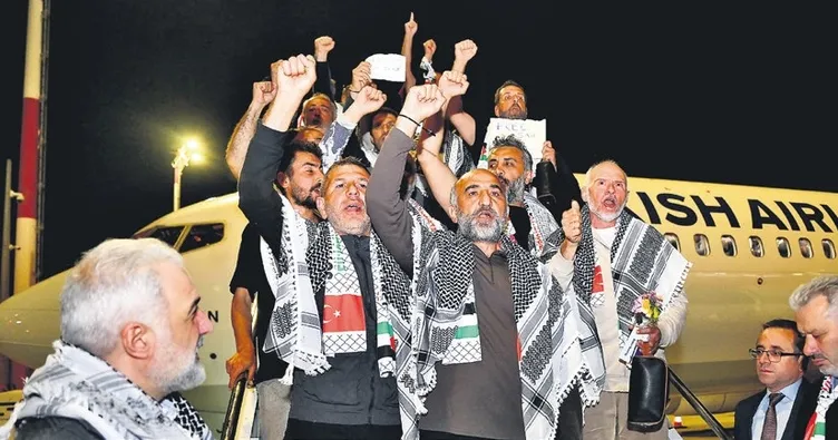 59 Sumud aktivisti İstanbul’a getirildi