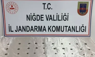 Niğde’de tarihi eser operasyonu