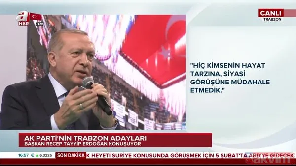 Başkan Erdoğan'a Trabzon'da 'Tutku Yalçın' sürprizi: Tutku, burada ne işin var kız?