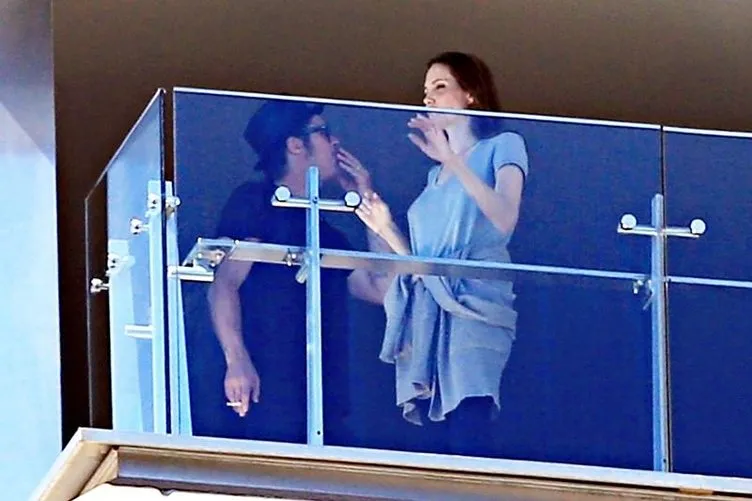 Angelina Jolie ile Brad Pitt’in balkonda hararetli kavgası