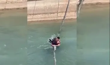 Şanlıurfa’da sulama kanalında sürüklenen çocuk kurtarıldı