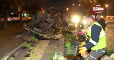 Ankara’da otomobil ile kamyonet çarpıştı: 2 yaralı