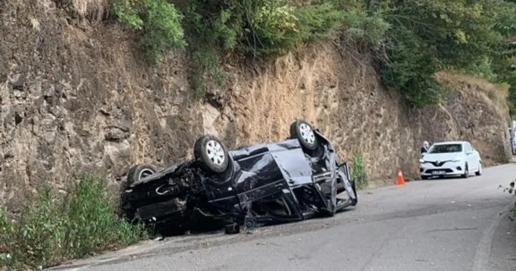 Trabzon’da otomobil uçuruma yuvarlandı: 1 ölü, 2 yaralı