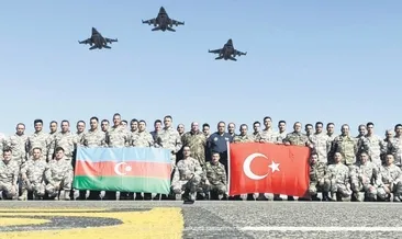 Özgür Karabağ’da ilk tatbikat